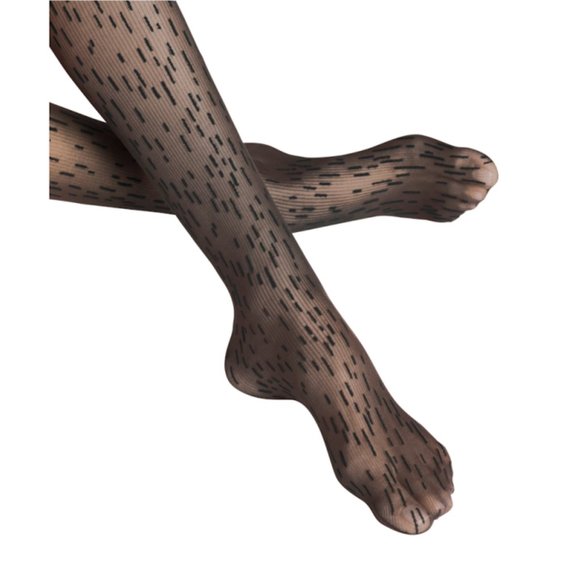 Falke Origin Flaw Ribbed Line Tight in Black Size Medium NWT - Picture 3 of 4